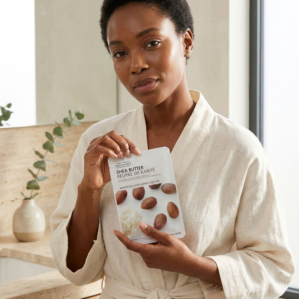 Real Nature Face Mask with Shea Butter Extract 20G