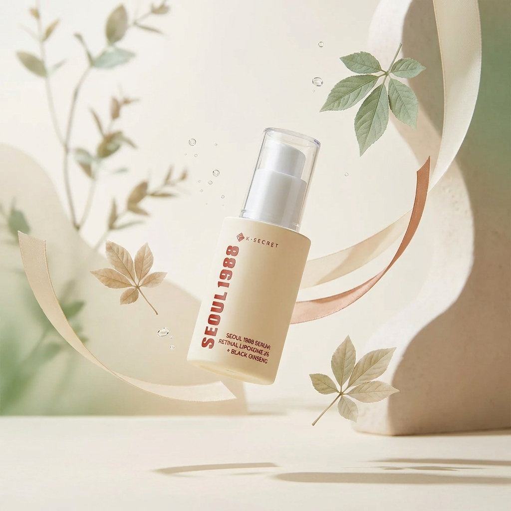 SEOUL 1988 Serum : Retinal Liposome 2% + Black Ginseng 30ml