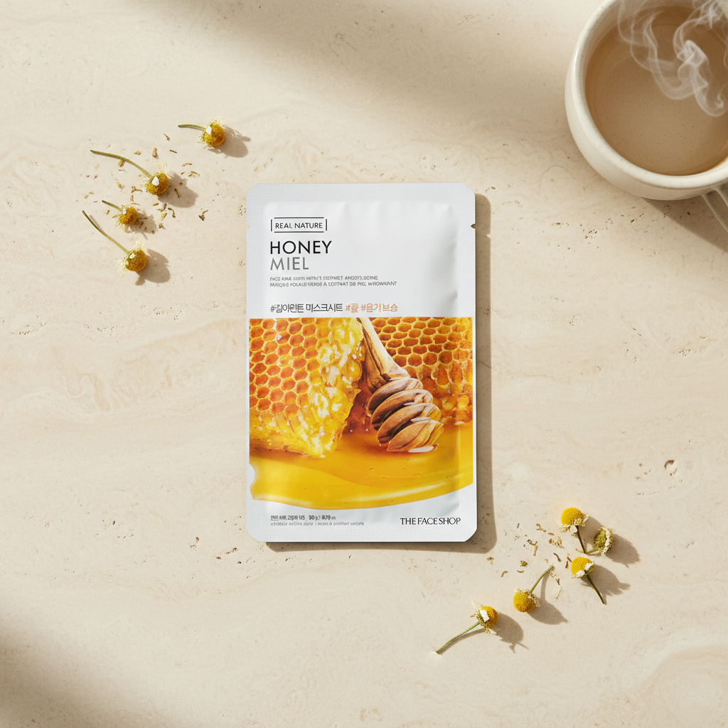 Real Nature Face Mask with Honey Extract 20G