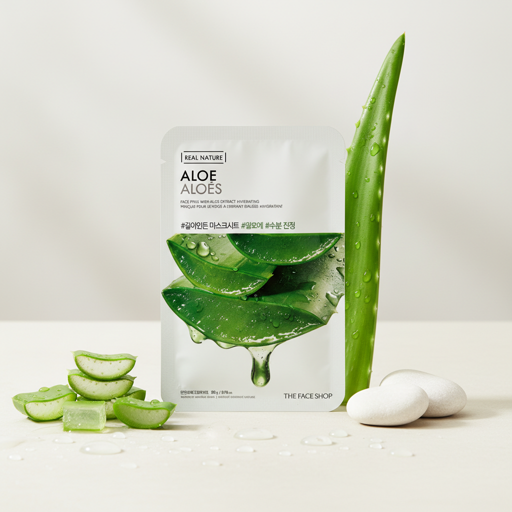 Real Nature Face Mask with Aloe Extract 20G
