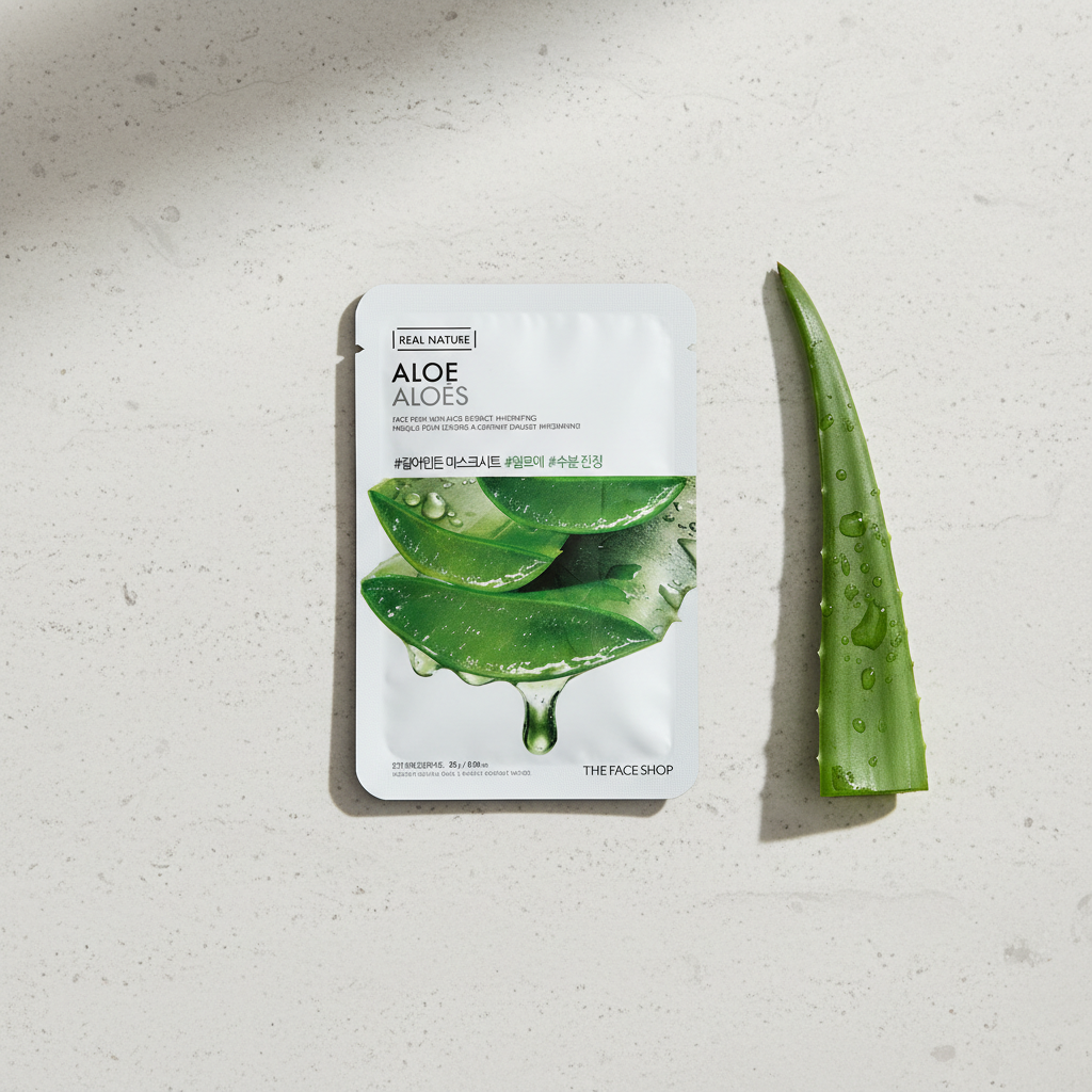 Real Nature Face Mask with Aloe Extract 20G