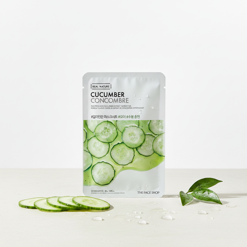 Real Nature Face Mask with Cucumber Extract 20G