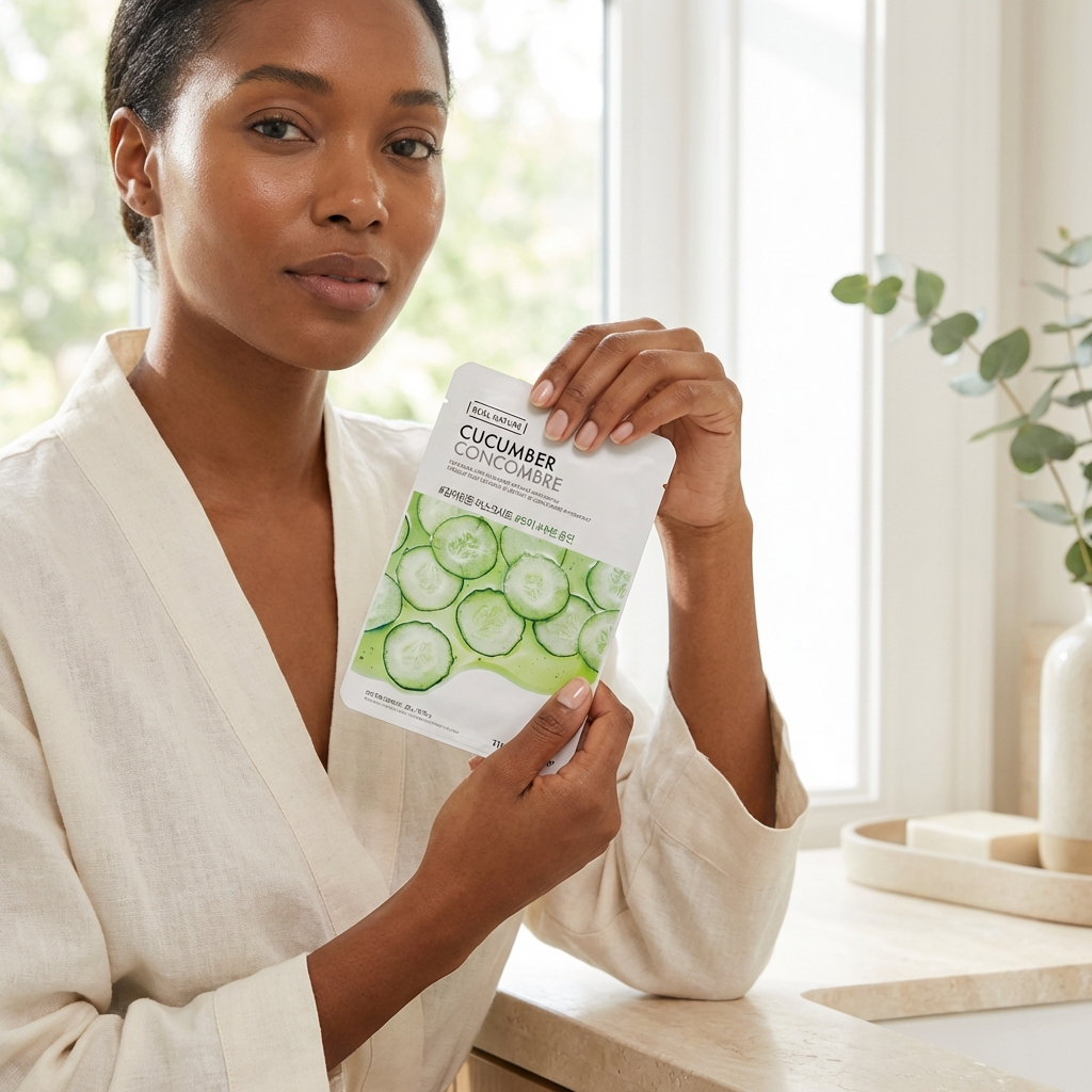 Real Nature Face Mask with Cucumber Extract 20G