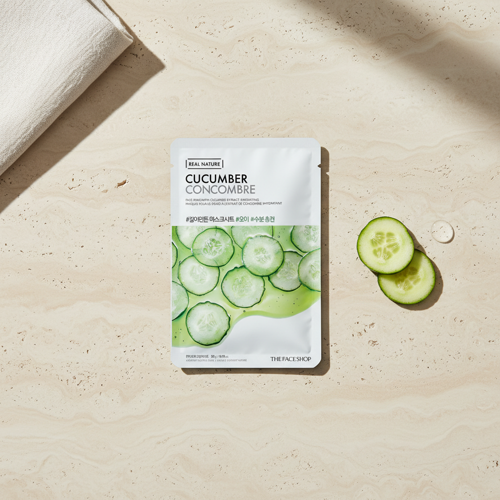 Real Nature Face Mask with Cucumber Extract 20G