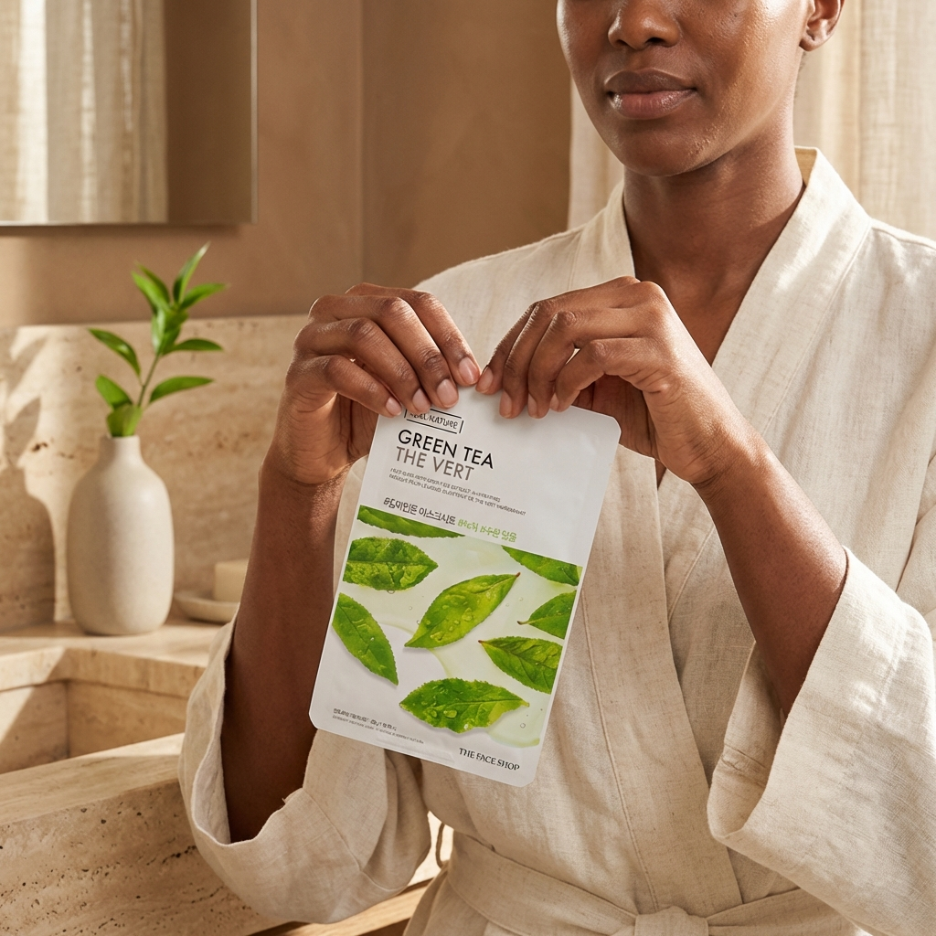 Real Nature Face Mask with Green Tea Extract 20G