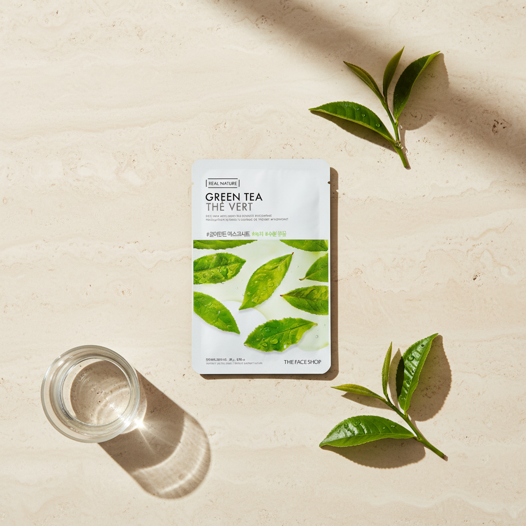 Real Nature Face Mask with Green Tea Extract 20G