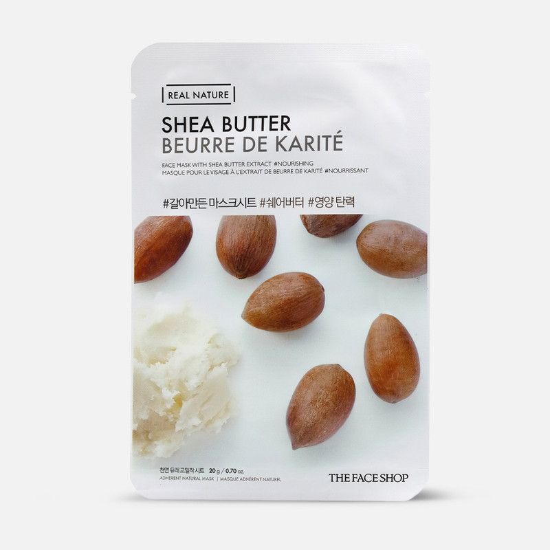 Real Nature Face Mask with Shea Butter Extract 20G