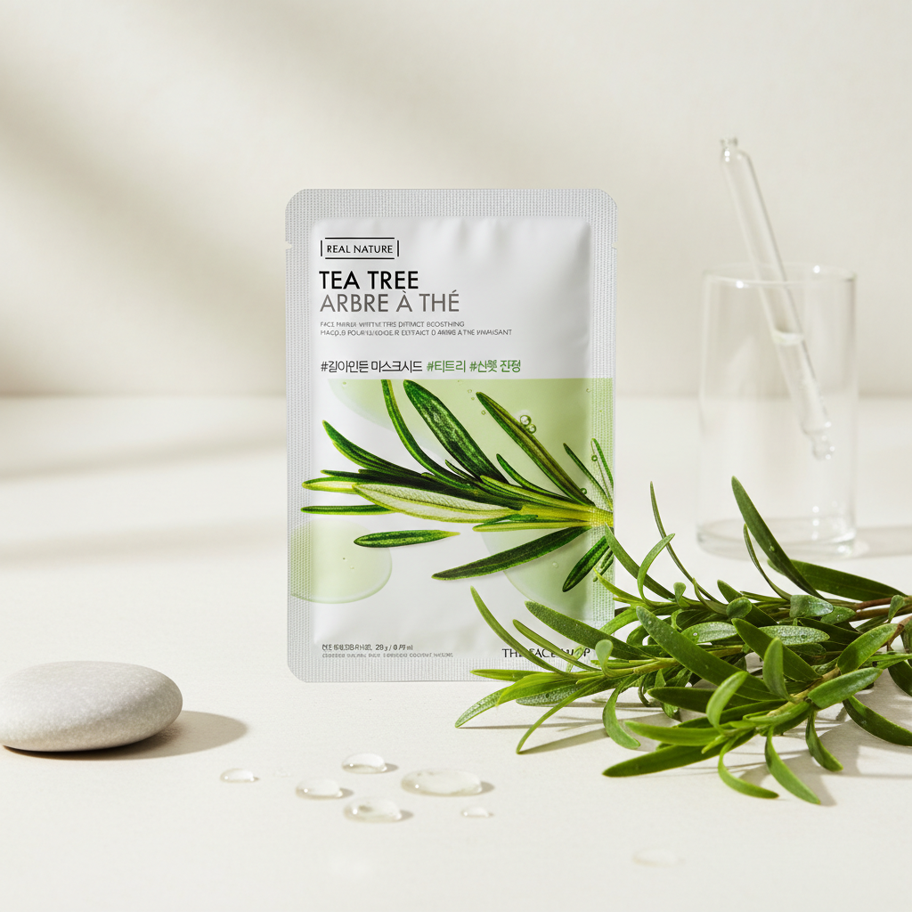 Real Nature Face Mask with Tea Tree Extract 20G