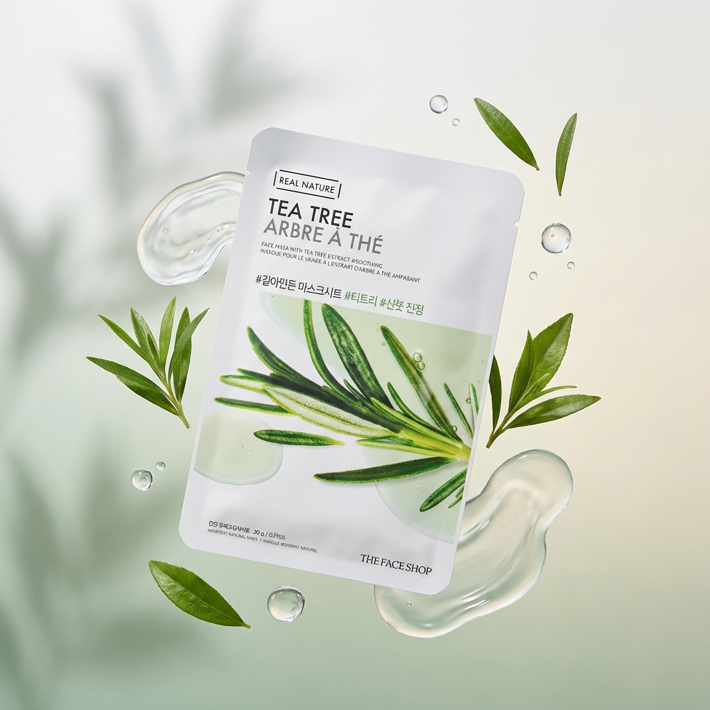 Real Nature Face Mask with Tea Tree Extract 20G