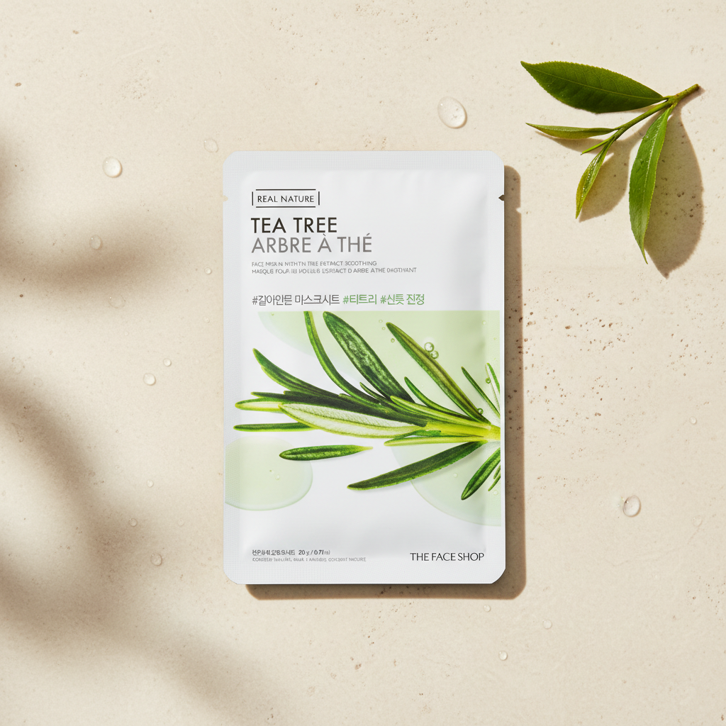Real Nature Face Mask with Tea Tree Extract 20G