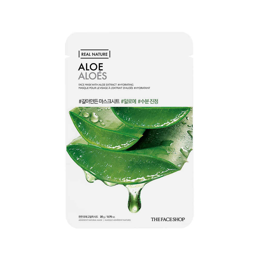 Real Nature Face Mask with Aloe Extract 20G