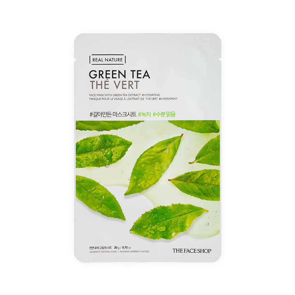 Real Nature Face Mask with Green Tea Extract 20G